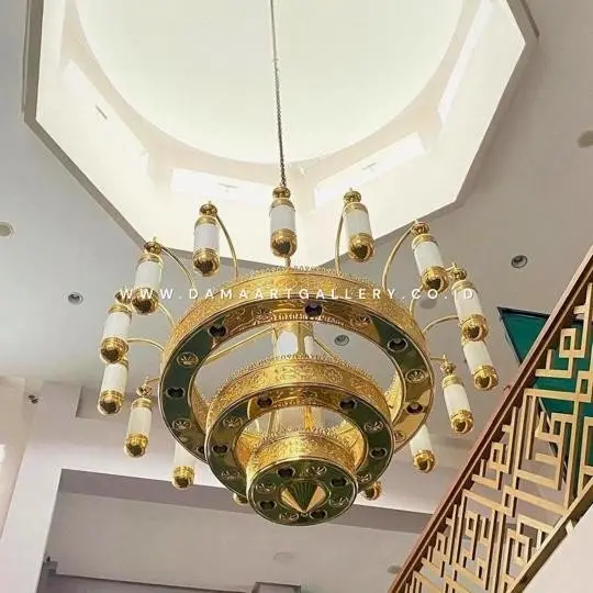 Lampu Gantung Masjid Kuningan Berkualitas